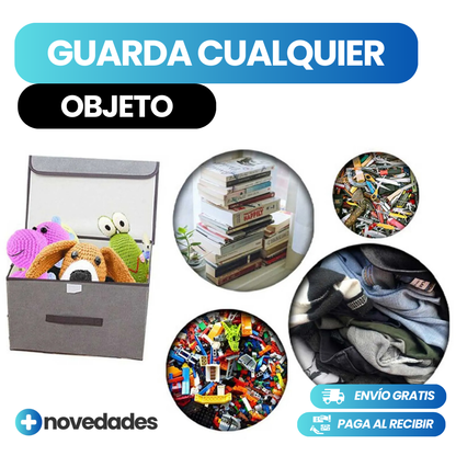 CAJA ORGANIZADORA PLEGABLE PACK X3