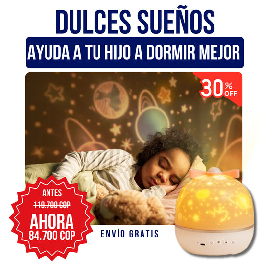 Proyector de luz: Sueños Tranquilos para Niños
