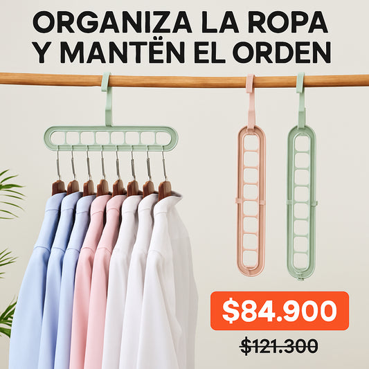 Set de Ganchos De Ropa X10 Unidades