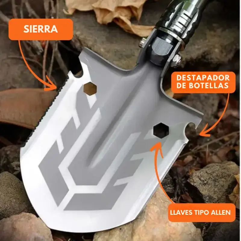🔥 Pala Multifuncional 16 herramientas en 1 - Pala Xtreme