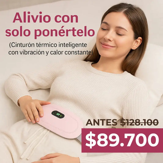 Cinturón para Cólicos con Calor y Vibración – Alivio en Minutos