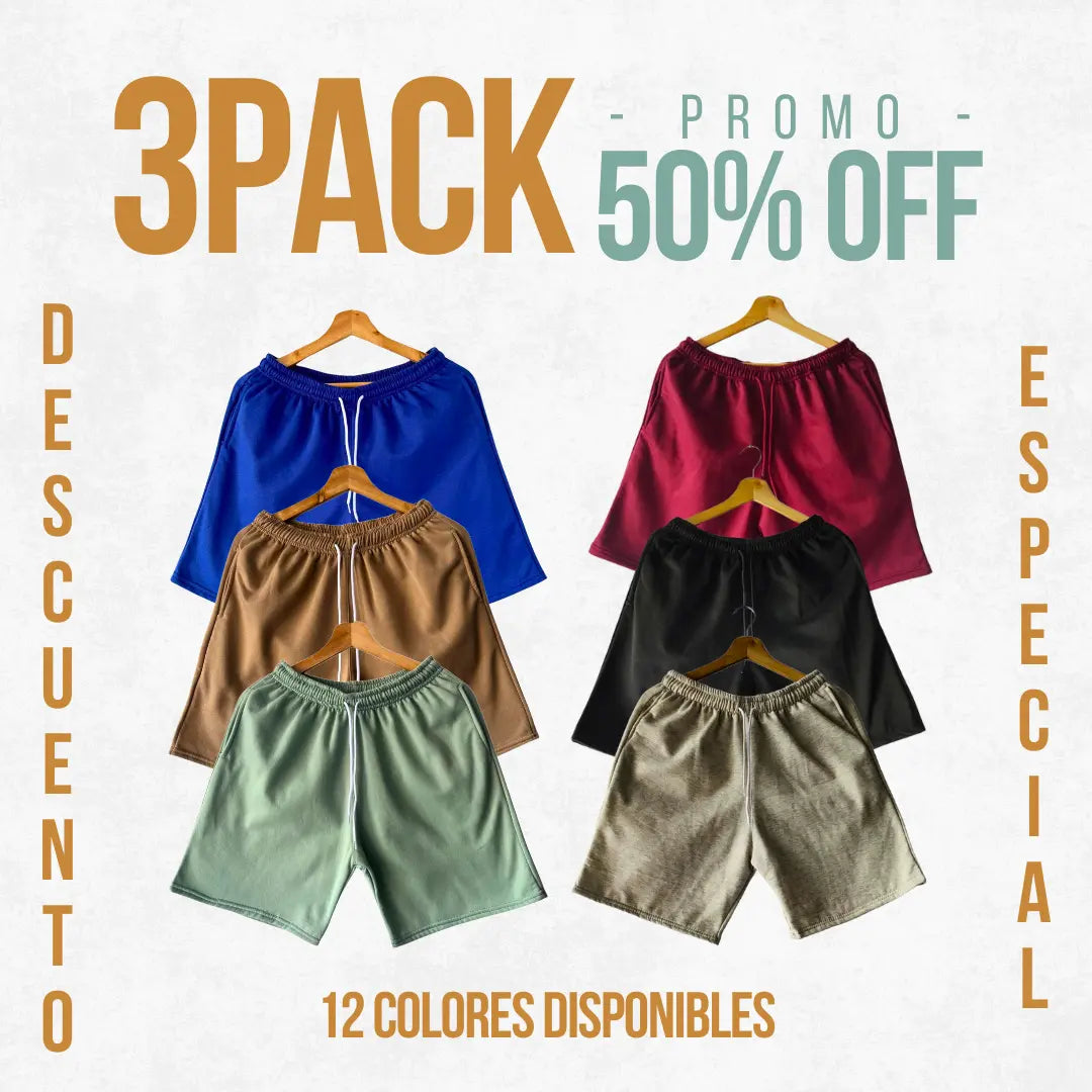 🔥 3PACK PANTALONETAS DE ALGODON + ENVÍO GRATIS