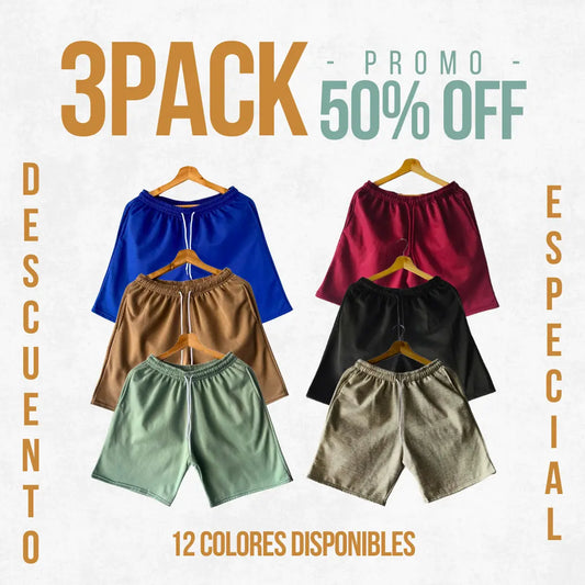 🔥 3PACK PANTALONETAS DE ALGODON + ENVÍO GRATIS