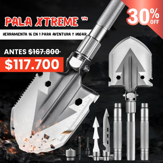 🔥 Pala Multifuncional 16 herramientas en 1 - Pala Xtreme